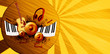 Music poster background