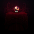 Table and magic ball