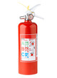 Fire extinguisher where safety come first isolates