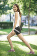 Junge Frau beim Sport