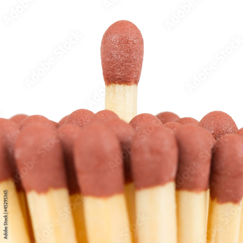 Photo: Group of matches, isolated Group of matches, isolated