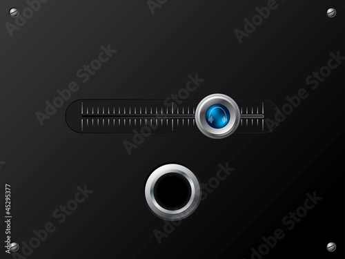 Vector: Slideable volume knob headphone Slideable volume knob headphone