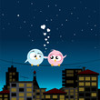 birds in love