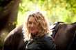 Girl and horse