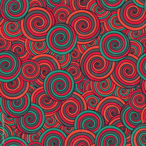 Vector: Seamless abstract spiral background Seamless abstract spiral background