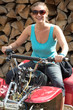 Young lady on ATV