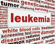 Leukemia medical poster