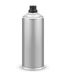 Gray Aerosol Spray Metal 3D Bottle Can