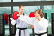 Kampfsport Training im Fitnessstudio