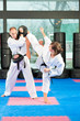 Kampfsport Training im Fitnessstudio