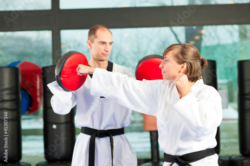 Photo: Kampfsport Training im Fitnessstudio Kampfsport Training im Fitnessstudio