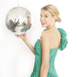 Frau im Abendkleid
