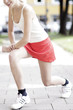 Junge Frau beim Sport