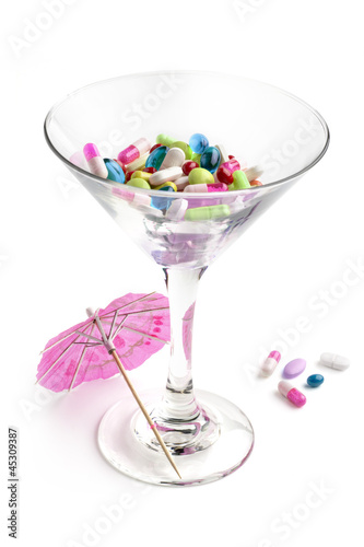 Photo: cocktail of pills cocktail of pills