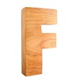 F text from wooden letter version 2