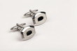silver cuff links