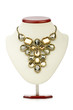 Necklace isolated on the white