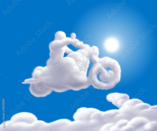 Illustration: nuvole bikers nuvole bikers