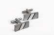 silver cuff links