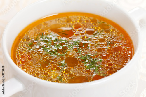 Photo: Fresh vegetable soup Fresh vegetable soup