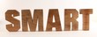 SMART text animation with wood letter version 1