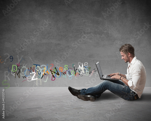 Foto: Internet chat concept Internet chat concept