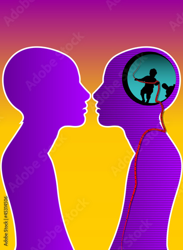 Vector: Inside your mind, illustration Inside your mind, illustration