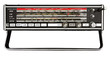 Station scale of old radio receiver. Clipping path.