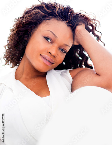 Photo: Beautiful woman relaxing Beautiful woman relaxing