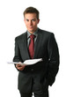 Photo: Young Businessmen with Documents Young Businessmen with Documents
