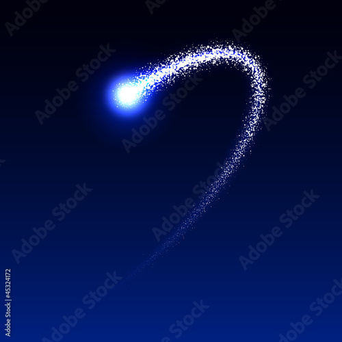 Vector: Shooting star Shooting star