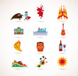 Spain Love - set of vector icons