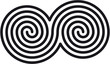 Celtic double spirals (keltische Doppelspiralen)