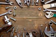 Group of used tools
