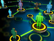Illustration: People network People network