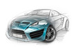 Concept Car Sketch. Original C...