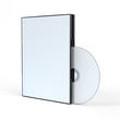 Blank DVD case and disc