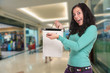Photo: Enthusiastic shopper Enthusiastic shopper