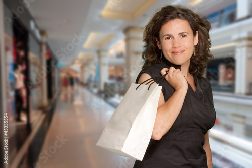 Photo: Brunette at the mall Brunette at the mall