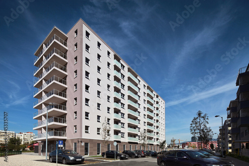 Photo: Modern and new apartment buildings Modern and new apartment buildings