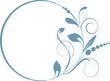 decorative oval frame for design