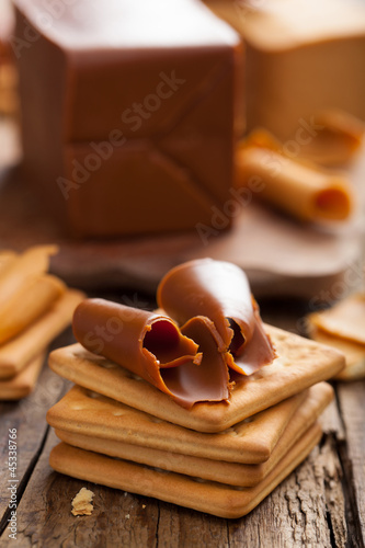 Photo: Norwegian brunost Norwegian brunost