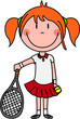 tennis fille