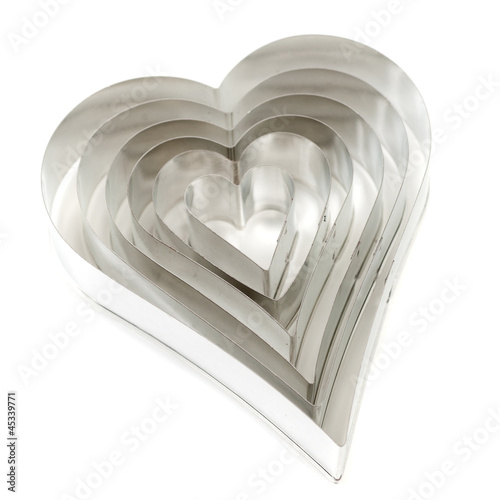 Photo: Heart cookie cutters Heart cookie cutters