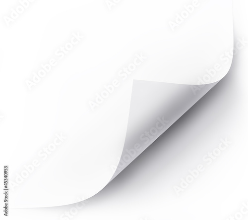 Leinwandbild Motiv page curl