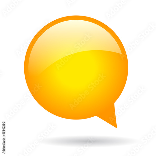 Vector: Round vector speech bubble Round vector speech bubble