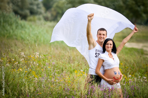 Photo: Beautiful pregnant woman Beautiful pregnant woman