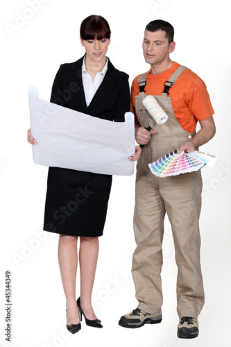 Photo: Architect and painter Architect and painter