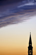 Campanile al tramonto