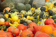 Pile of pumpkins for sale